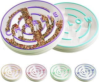 Personalized Slow Feeder Dog Bowls, Pet Puzzle Feeder, Bloat Stop Maze Dishes for All Breeds Pets, Customisable Cat Slow Feeder Bowl with Name, Gifts for Pet Owners, Birthday, Adoption