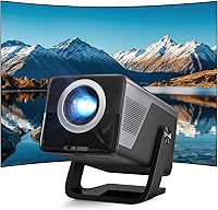 LYNCAST X7 Native 1080P Smart Projector: 8K/4K Support, 2000 ANSI Lumens, Android 14, AI Auto Focus, Netflix Ready, 200" Display