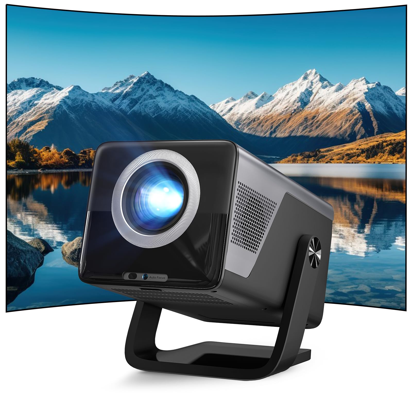 [2000 ANSI / 1080P UHD Nativo/Calibración Visual IA] Proyector con 8K/4K Soporte, Proyector Inteligente X7 con Android 14, Enfoque y Corrección Automáticos, Audio Hi-Res, WiFi 6 & Bluetooth 5.4