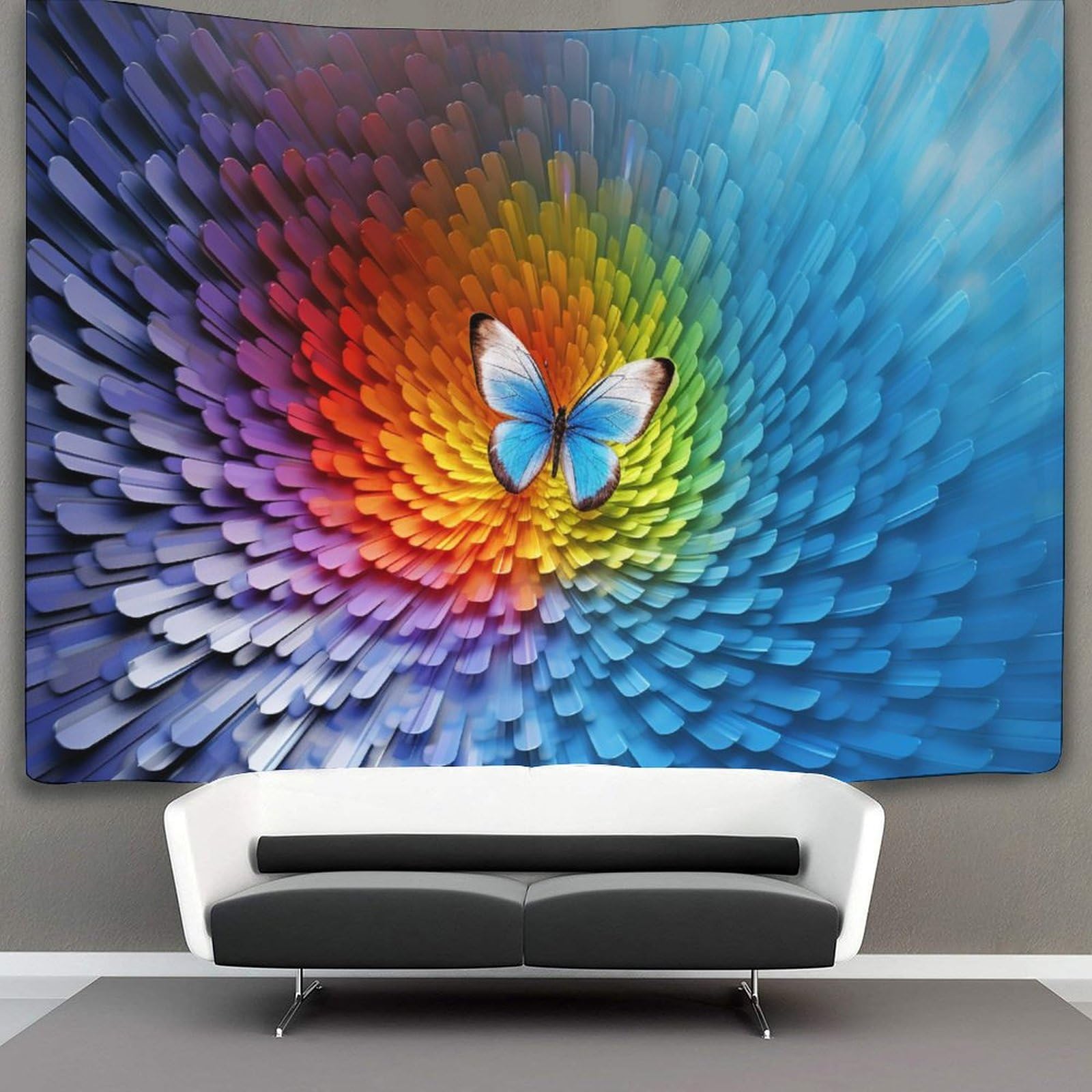 kaiyun Butterfly Tapestry, Art Wall Hanging Decoration for Living Room Bedroom & Dorm 180cmx230cm