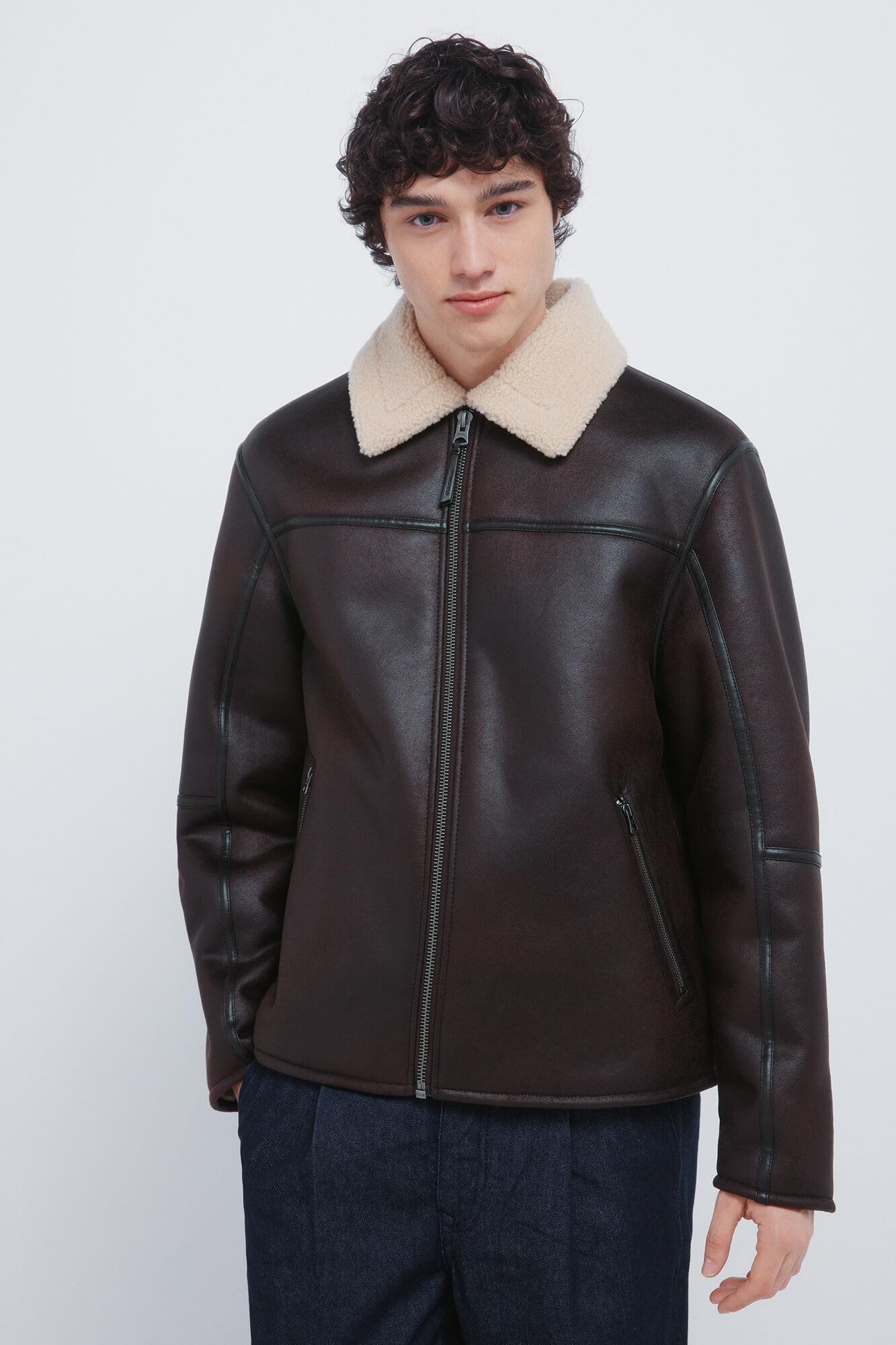 SPRINGFIELD Shearling Oversize Double Face Aviator SPORT JACKET Hombre