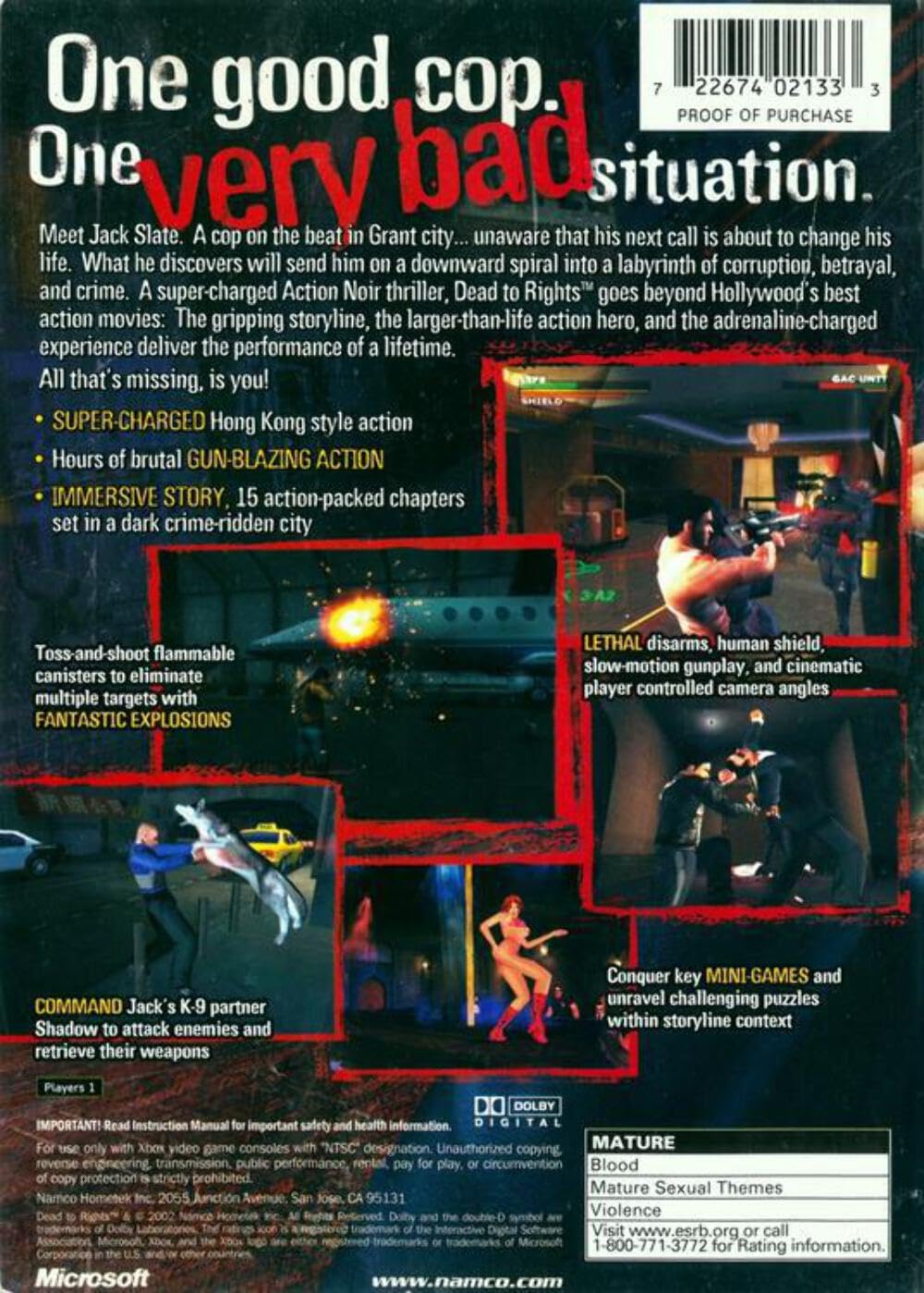 Amazon.com: Dead To Rights - Xbox : Video Games