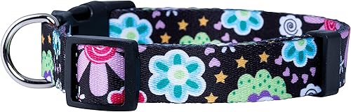 Miniatura 2 de Native Pup Collar de flores para perro, ajustable, pequeño, mediano y grande, linda chica para verano, primavera, bonito accesorio esencial para