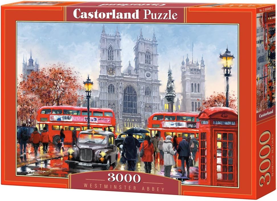 Castorland Puzzle 3000 Pieces, Westminster Abbey, C-300440