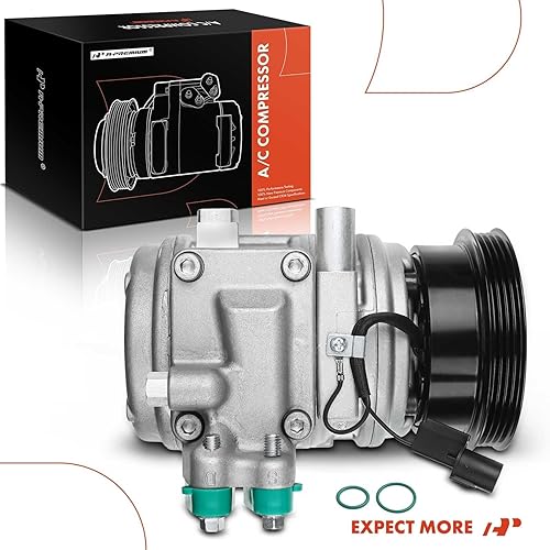 Miniatura 9 de A-Premium Compresor de AC con embrague compatible con Hyundai Tucson 2.0L 2005-2007 2009, Kia Sportage 2.0L 2005-2008, 10PA15C Estilo, 4 ranuras
