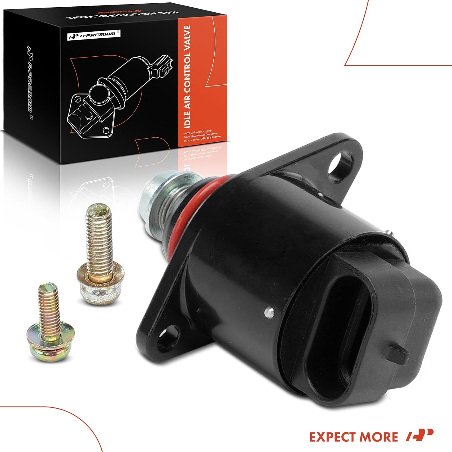 A-Premium Fuel Injection Idle Air Control Valve Compatible with Chevrolet Impala, Camaro, Corvette & Buick Regal, Century & Cadillac Fleetwood & GMC C2500 & Oldsmobile Toronado & Pontiac Bonneville