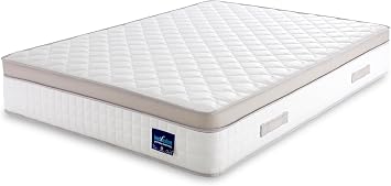 BEDZONLINE Premium Hybrid Pocket Sprung Mattress, Small Double, 20 cm Thick