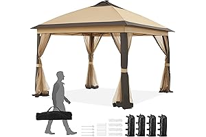 Yaheetech 11'x11' Pop-Up Gazebo Instant Tent