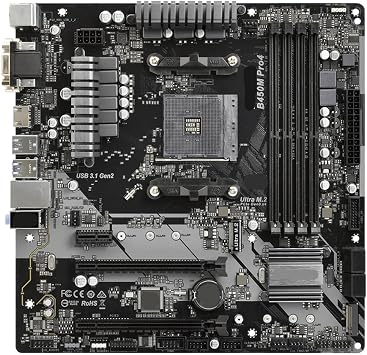 for B450M PRO4 Motherboard Support Ryzen 5 5600 5600G R7 5700x3D 5600X 5700X 5800XCPU 4xDDR4 128GB HDMI M.2 AM4 MATX for ASRock ,Boards