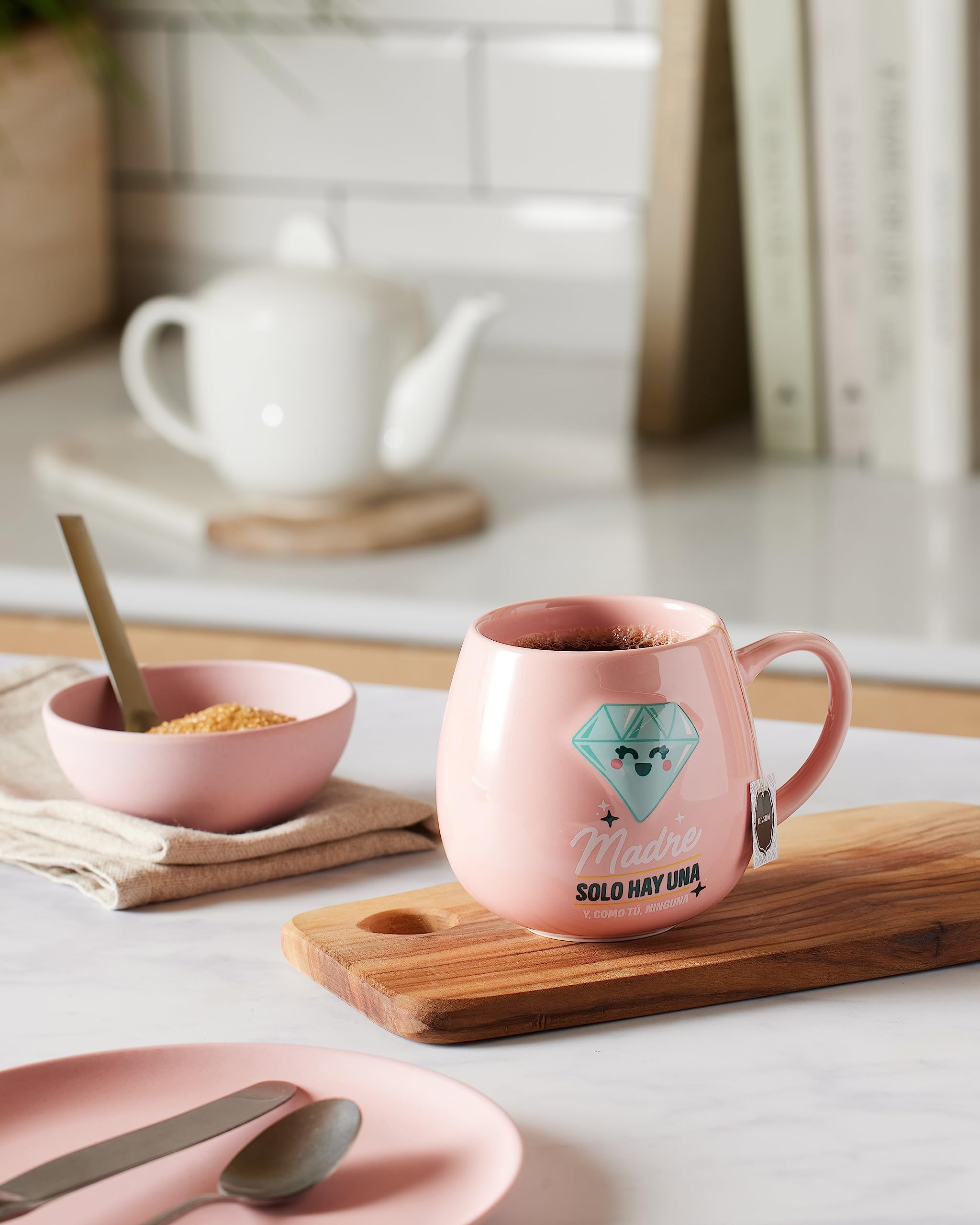 Mr. Wonderful Tazza Per Compleanno - Ceramica 370 Ml, Messaggio 'L'inizio Di Un Anno Fantastico' - Adatta A Microonde E Lavastoviglie