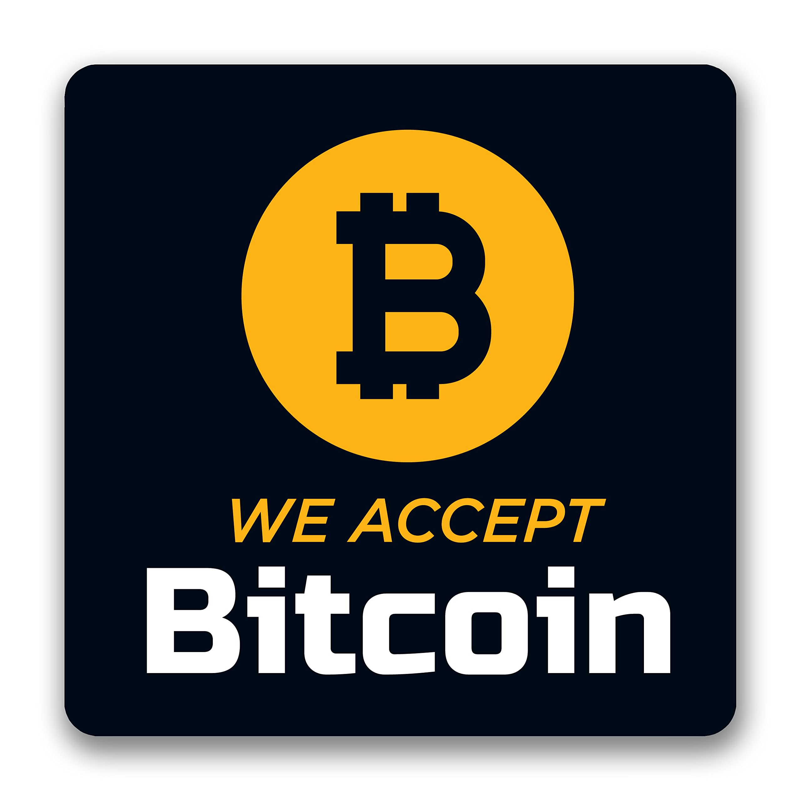 We Accept Bitcoin Logo What Is Bitcoin And How Does It Work | When Did
