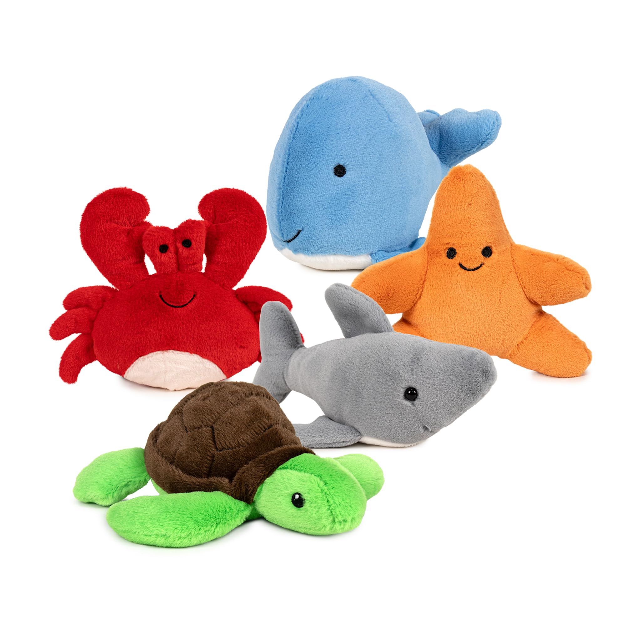 Famosa Softies Peluches Nature Mini Marines de 15 cm, Peluche Aleatorio Entre 15 Animales Marinos Diferentes, Envío Sorpresa, Hechos de Plástico Reciclado, Desde 0 Años, Famosa (760025086)