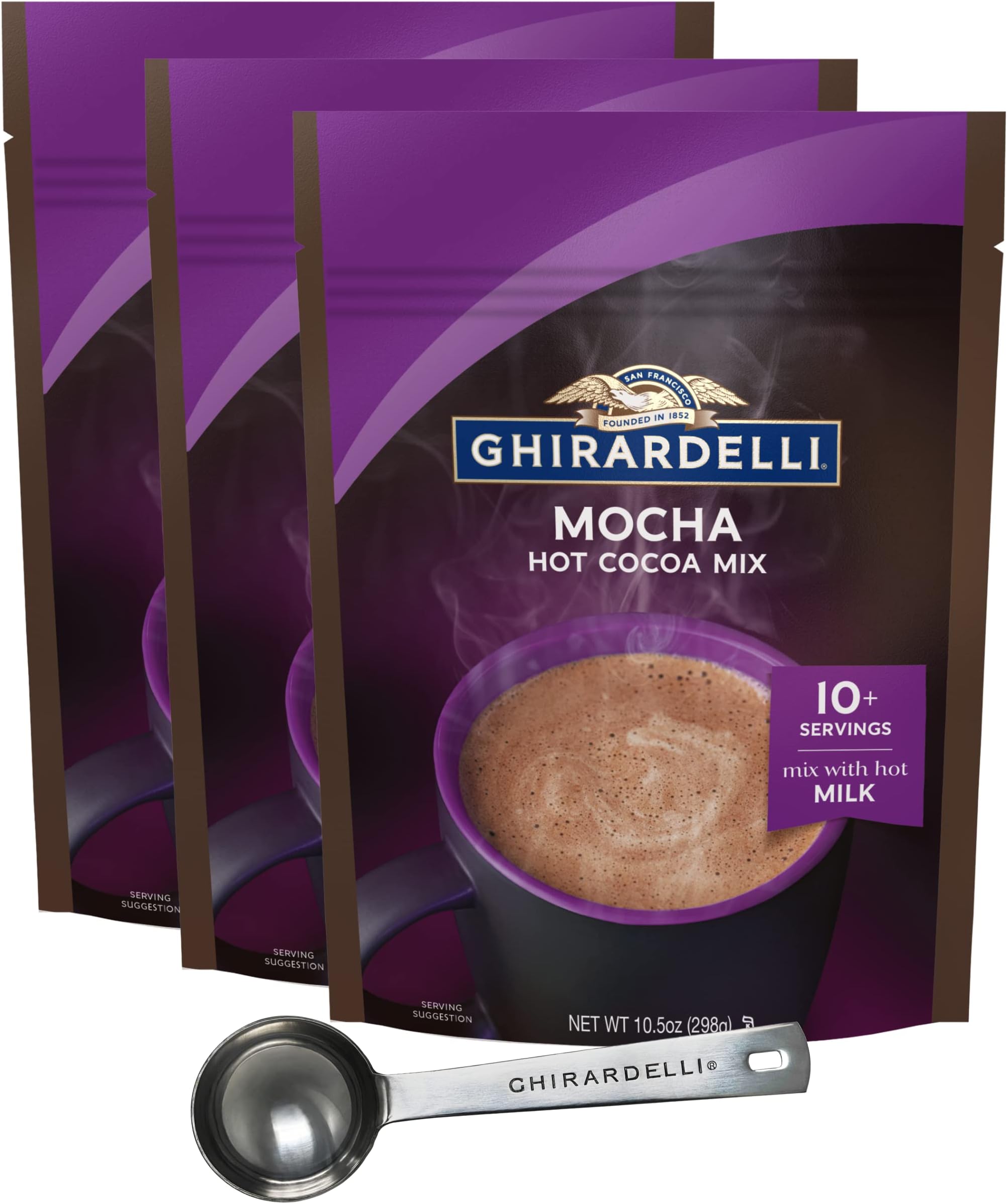 Ghirardelli Variety 5 Double Chocolate & 5 Premium Hot