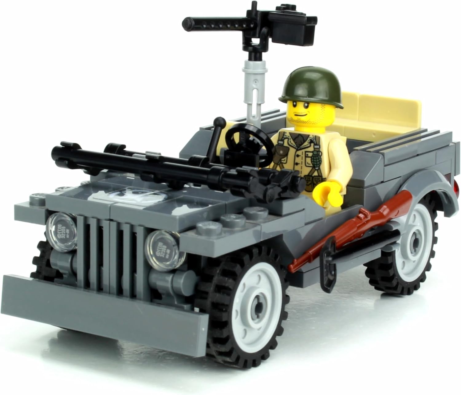 Battle Brick WW2 4 x 4 Utility Vehicle Custom Set