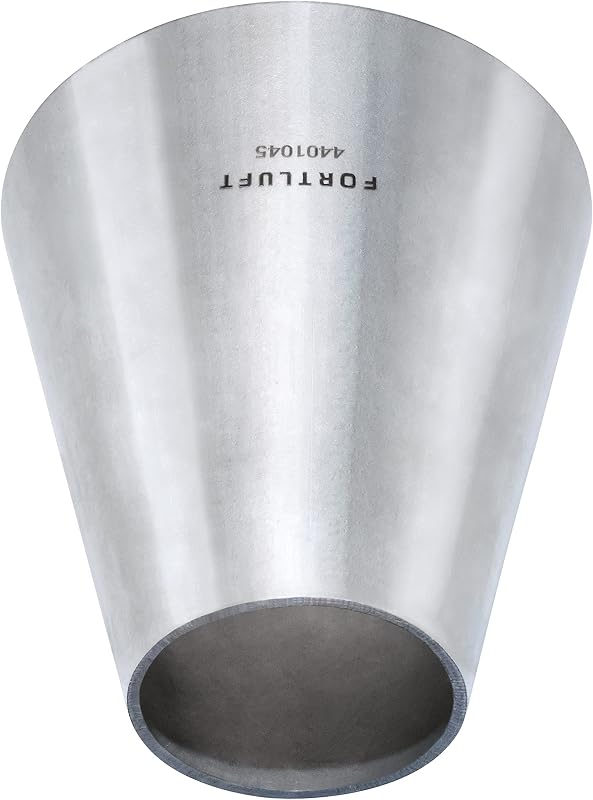 Redutor Concêntrico para Escapamento FORTLUFT em Aço Inoxidável 38 mm para 73,5 mm – 1 unidade