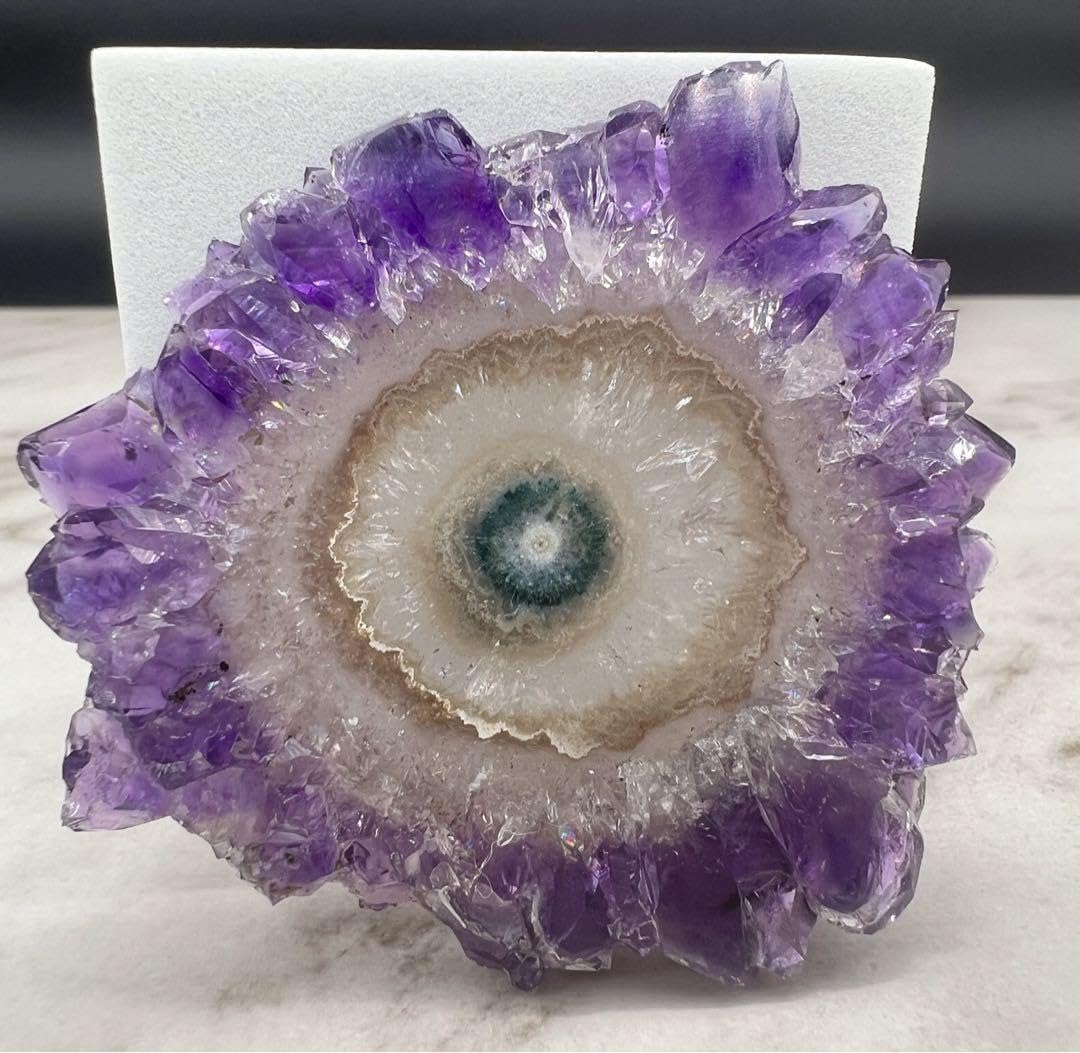 ◆超希少◆フラワーアメジスト　スライス◆エクストラグレード◆ Amazon.co.jp: 超フラワーアメジスト スライスエクストラグレード V