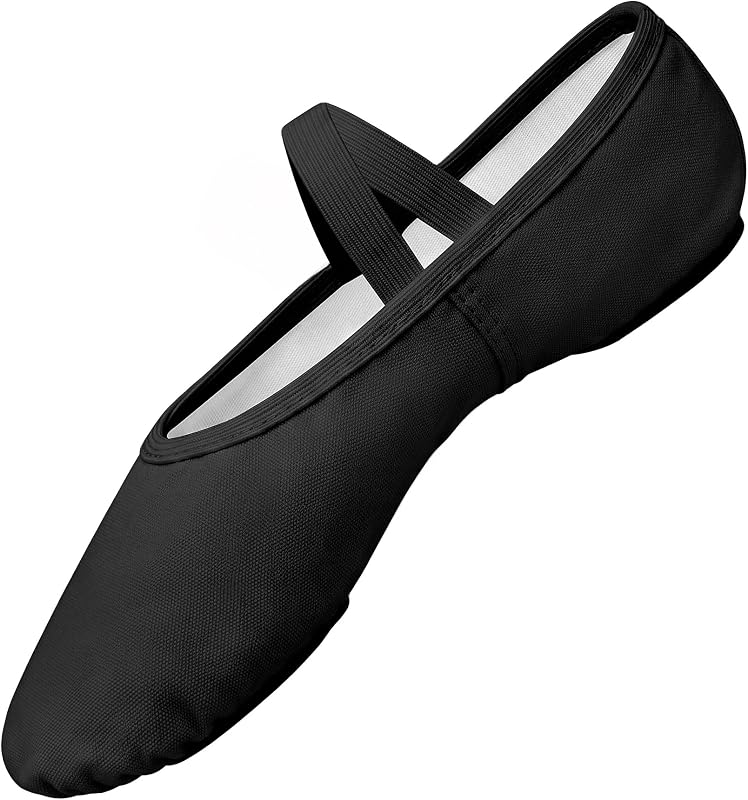 Stelle Ballet Shoes Canvas Ballet Slippers Women Girls Dance Yoga Recital | Ballet shoes for women, Ballerina slippers, Durable canvas upper, Comfortable cotton lining, Split leather sole, Practice