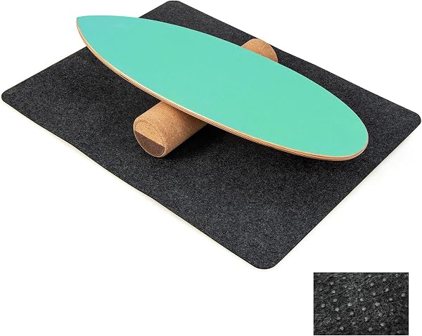 Costway Wooden Balance Board Trainer for Core Stability