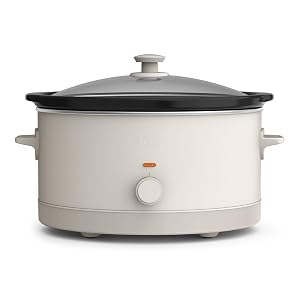 bella 6 0 Qt Manual Slow Cooker Ceramic Nonstick Coating 3 Temperature Settings Dishwasher Safe Stoneware Pot and
