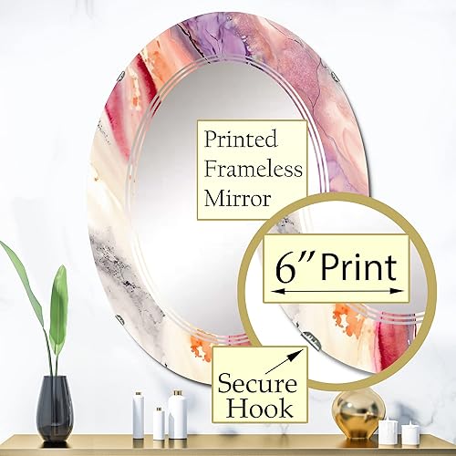 Miniatura 3 de Encounters at Redend Point VI - Espejo de tocador, espejos de baño, espejos de pared para sala de estar, dormitorio, espejo ovalado, grande, 20 x 30