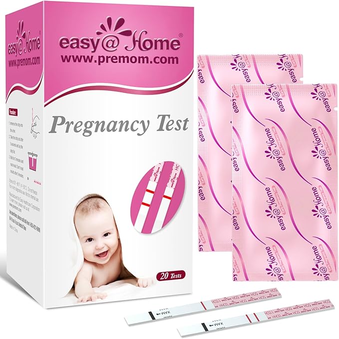 EasyHome Pregnancy Test Strips 20 Pack Early Detection Pregnancy