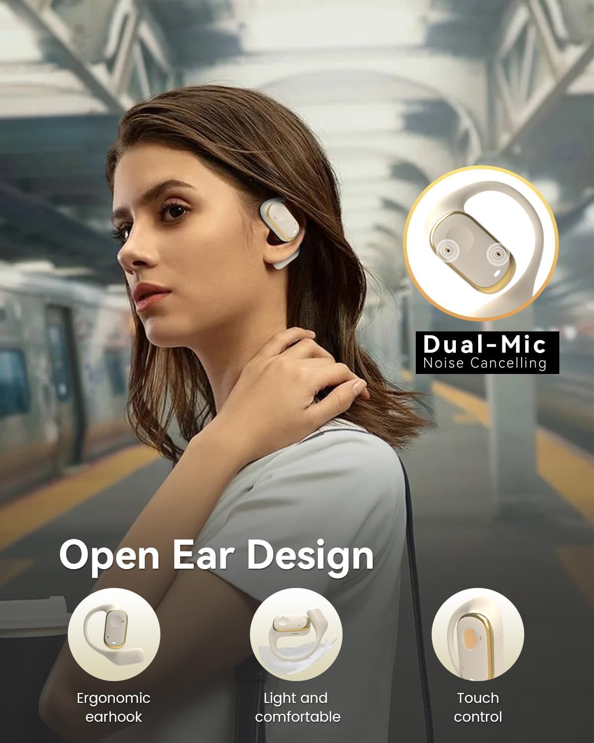 SANOTO Y30 Open Ear Design with Ergonomic Earhook