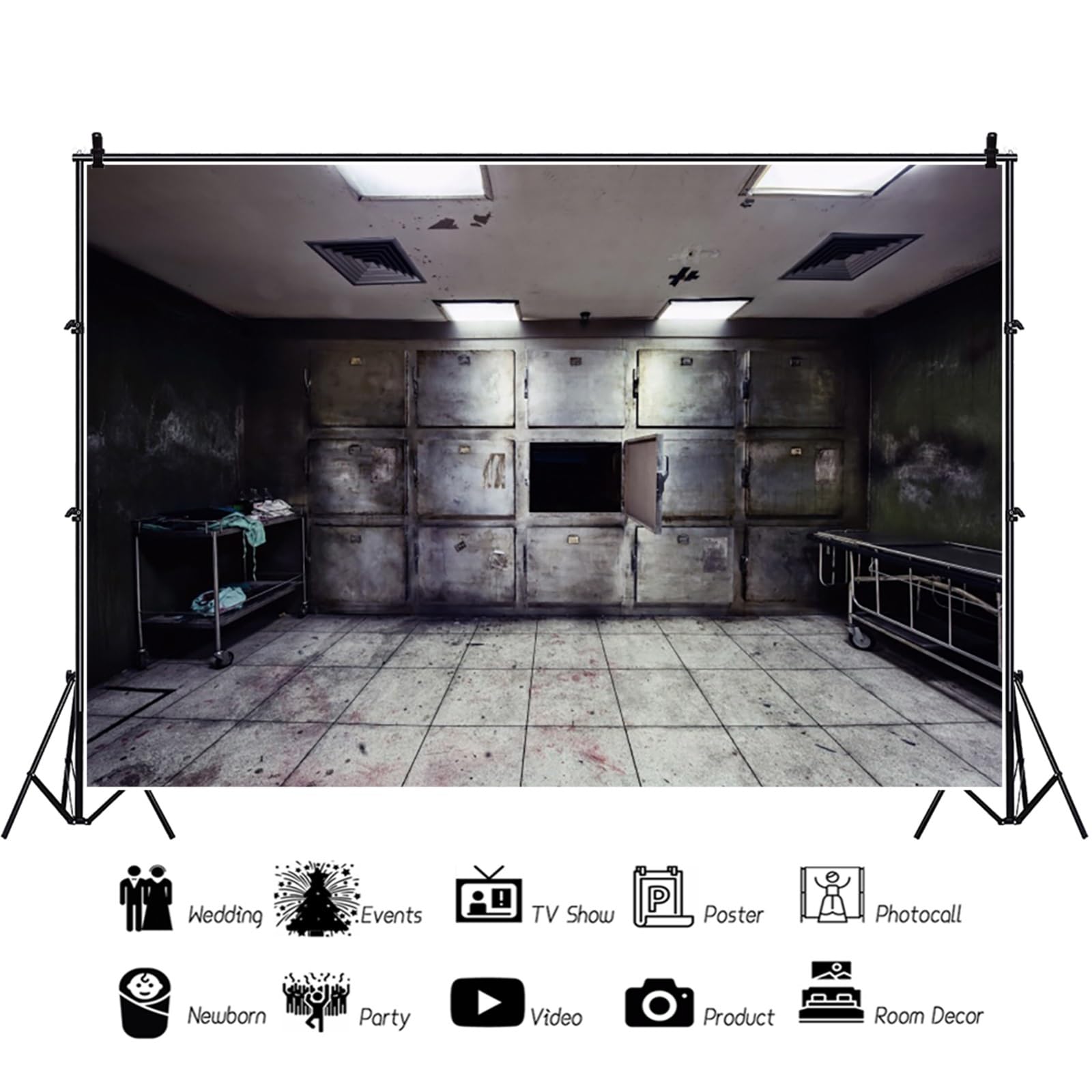 YongFoto 2,2x1,5m Vinilo Fondo de Fotografia Astronave Interior Grunge con Vista en Exoplanet Telón de Fondo Photo Booth Infantil Party Banner Niños Photo Studio Props — view 91