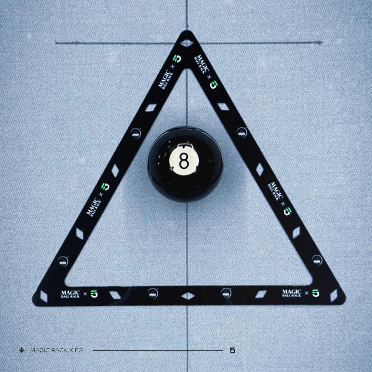 Fedor Gorst MagicRack 8-Ball + 9/10-Ball Combo Pack, Precision Rack for Perfect Breaks, Durable Pool Ball Template