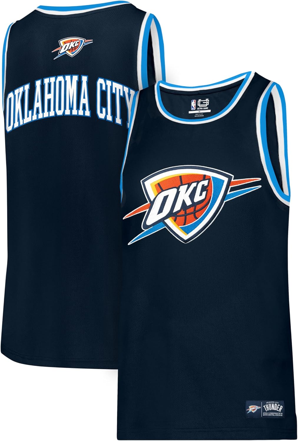 Ultra Game Men's NBA Official Tank Top Mesh Sleeveless Muscle T-Shirt