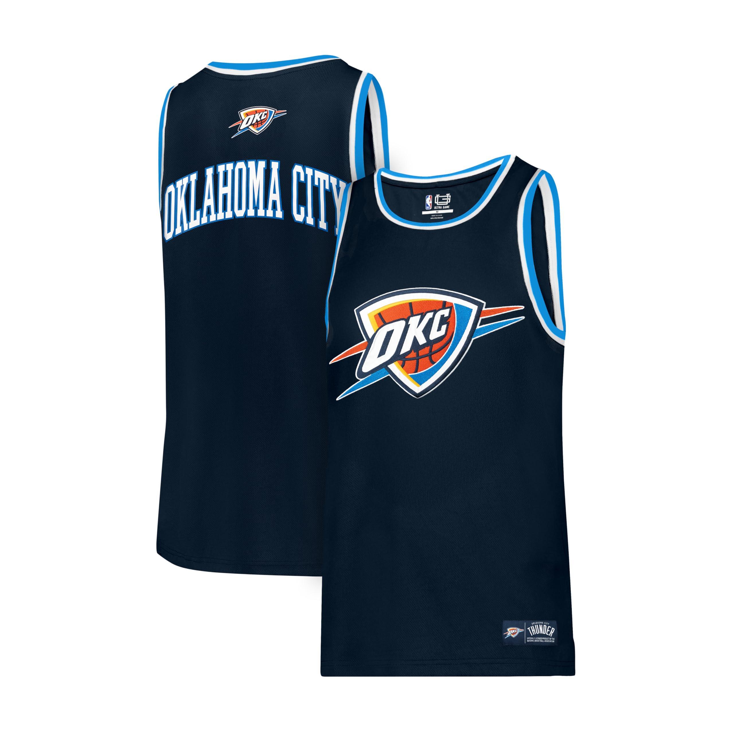 Ultra Game Men's NBA Official Super Soft Jersey Tank Top Muscle T-Shirt
