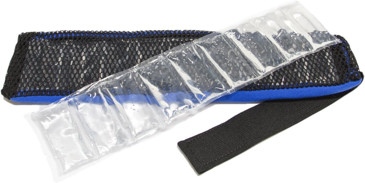 Pro Ice Therapy Wrap For Neck - Cold Pack for Chronic Neck Pain, Swelling, Neck Sprains, and Neck Strains - PI 120 Ice Pack Included