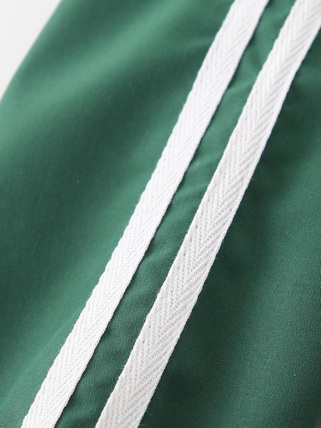 JOLYSHILD Boy 4 Piece Stripes Long Sleeve Stand Collar Half-Zip Pullover Sweatshirt and Sweatpants Outfit 3-12Y - Image 4