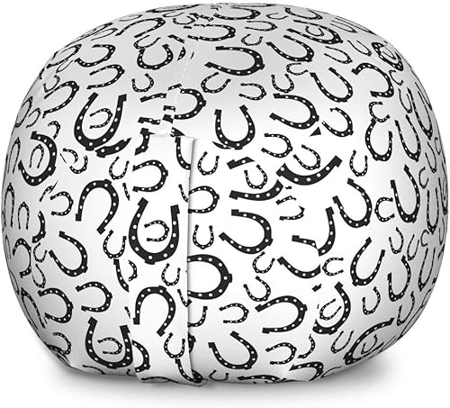 Miniatura 109 de Lunarable Silla de almacenamiento para adolescentes, coloridos patines de estilo retro, para actividades juveniles, para niñas y niños, divertido