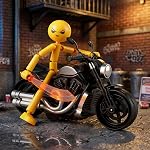 Generic Action Figure, Posable Action Figures Multi-Jointed Stickman Collectable Set Stick Man Figure for Collectors Gift Desk Decor an Teens Gift