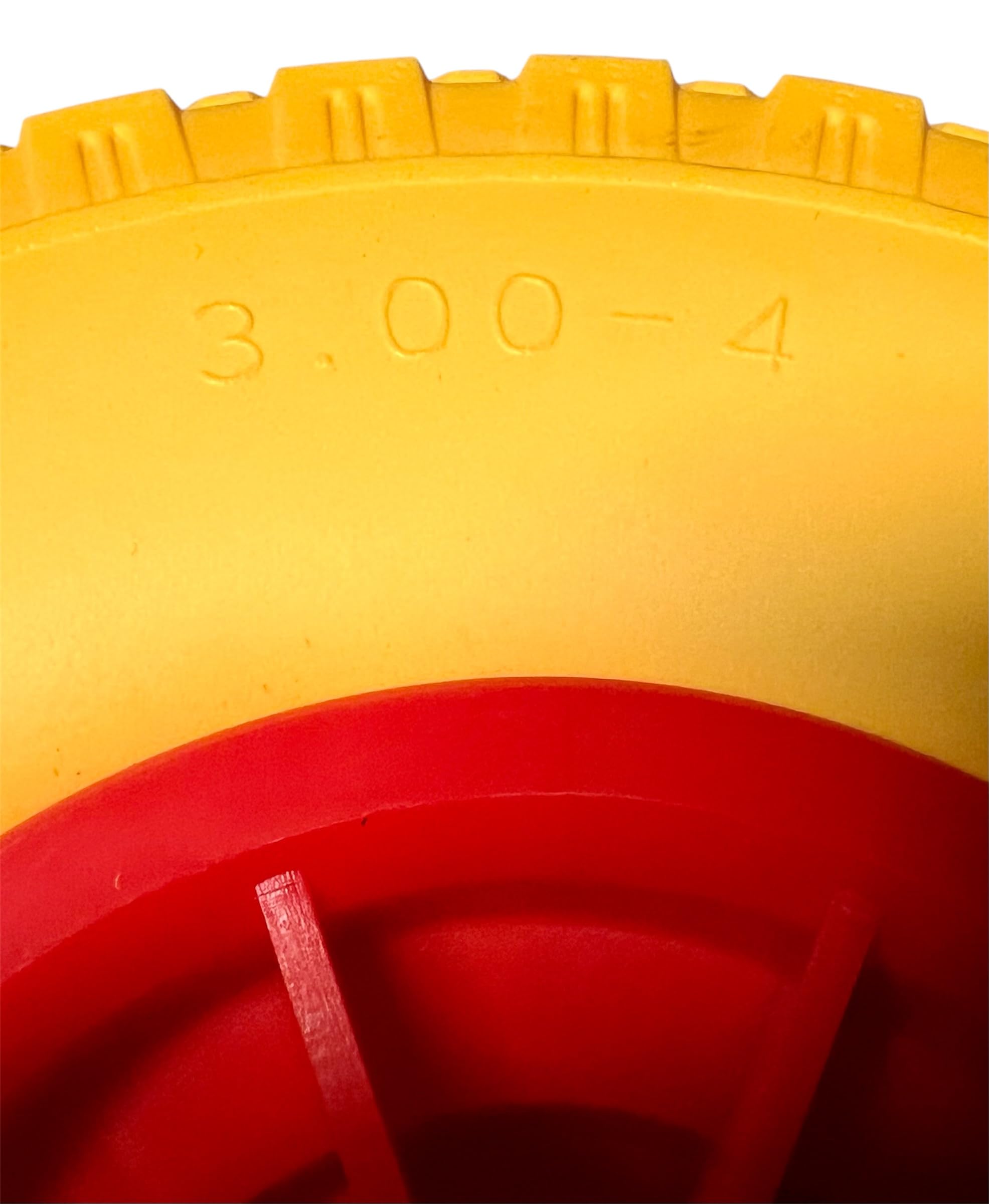 KOVA 1 ruota per carriola, a prova di foratura, con diametro di 260 mm, per asse da 2 cm, diametro asse 3.00 – 4, ruote di ricambio per carrello, ruote in gomma piena, G/R, PU, W