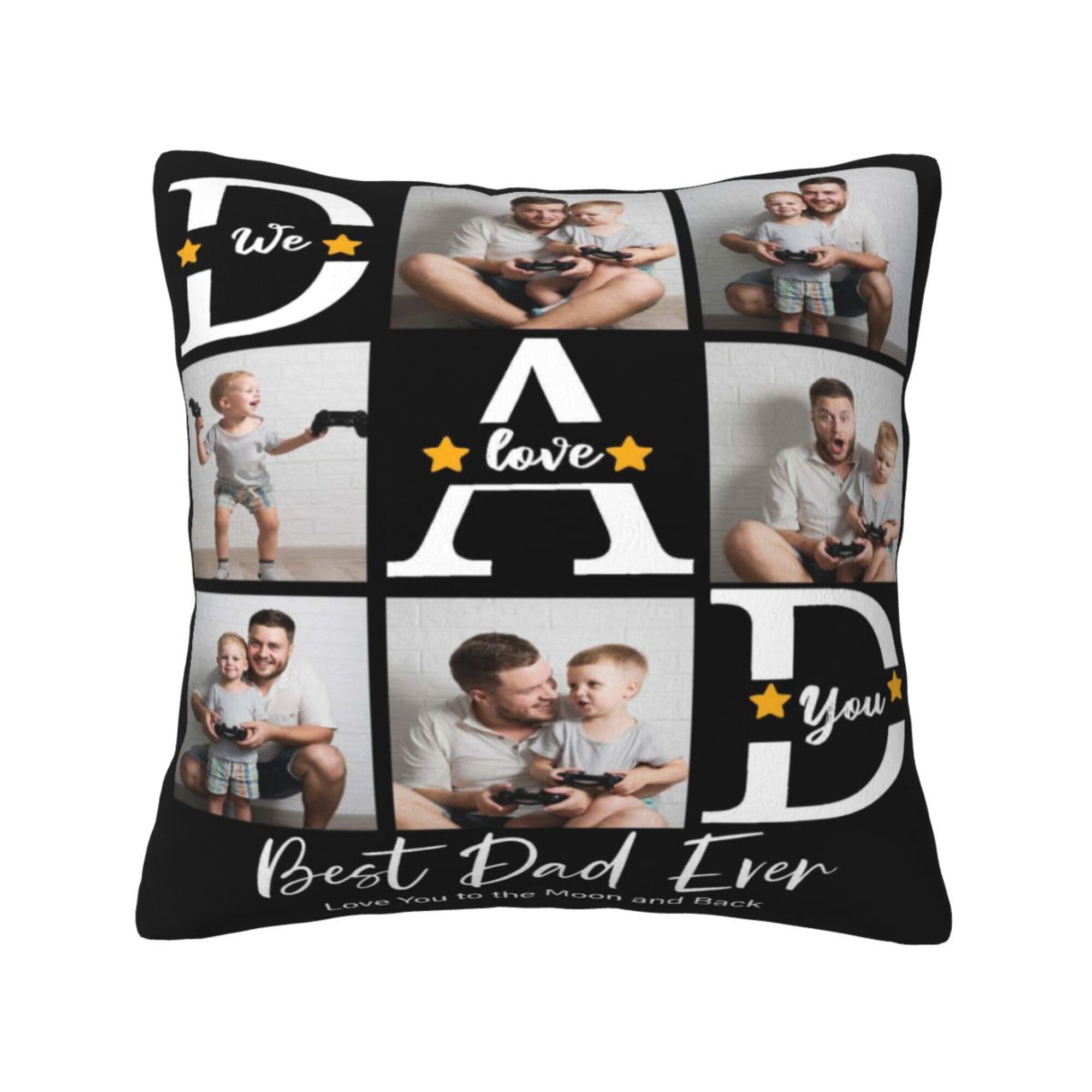 NGGBBDYGB Personalized Pillow Case 18x18 Custom Throw Pillow Cover Customized Pillow With Name
