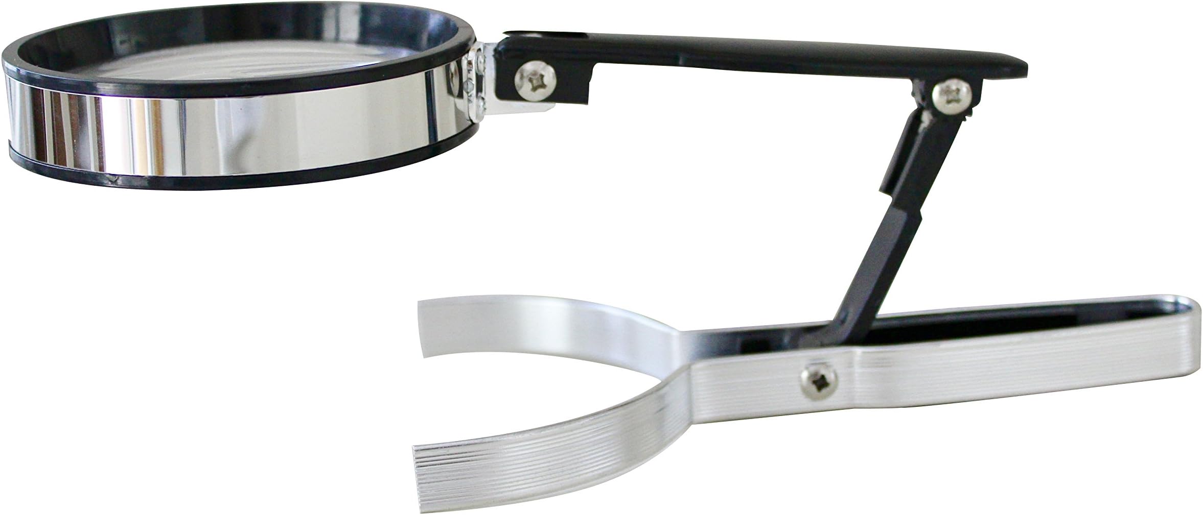 Self Standing Magnifier | Hands Free | Folding Standing Magnifier | Handheld Magnifying Glass | for Reading Craft Needle Work Hobby School Jewelry