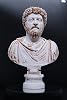 Marble Marcus Aurelius Bust, The Philosopher King, Handmade Marble Cast Sculpture