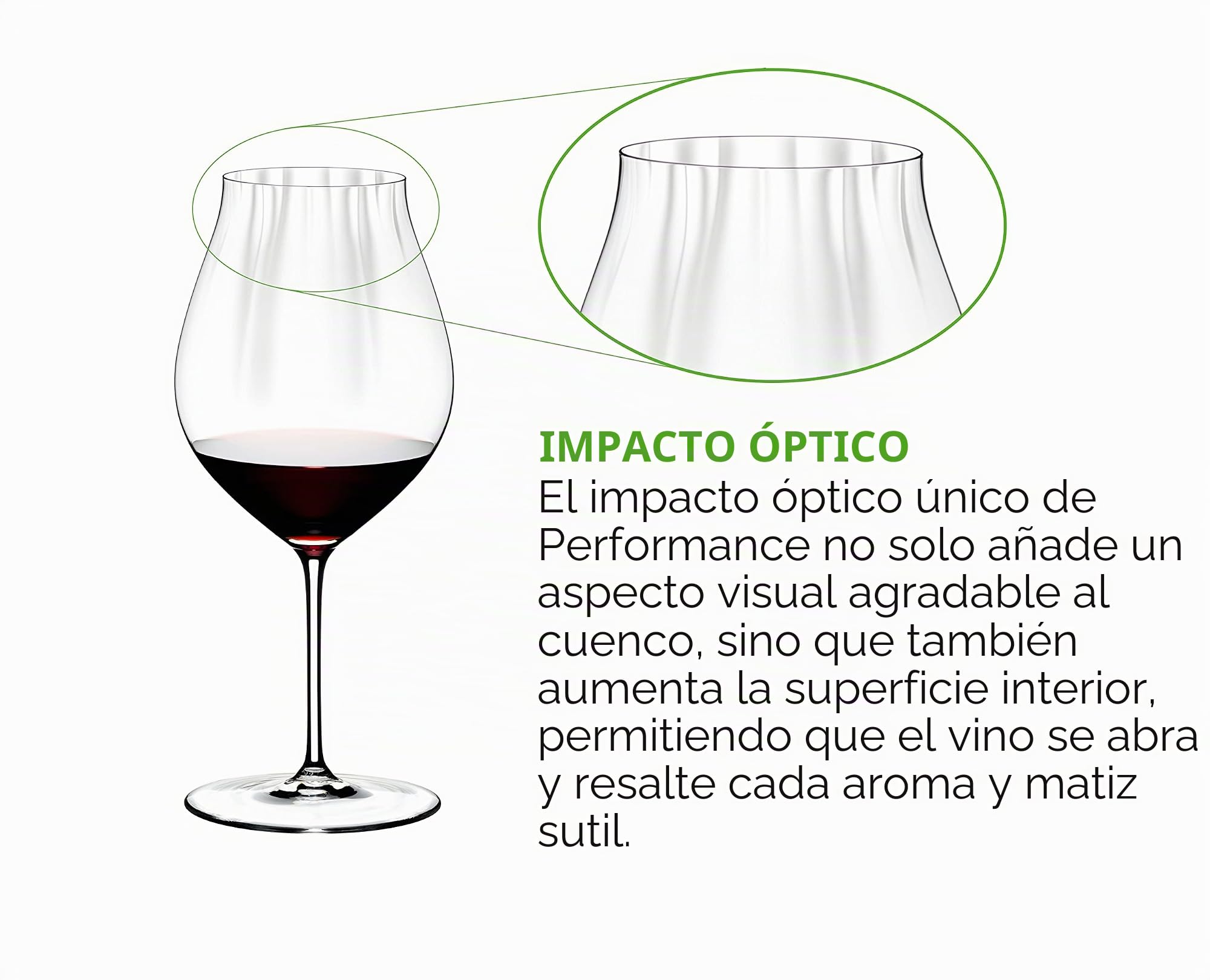 Riedel Performance Pinot Nero Calice Vino Rosso 83 Cl Set 4 Pz In Vetro Cristallino