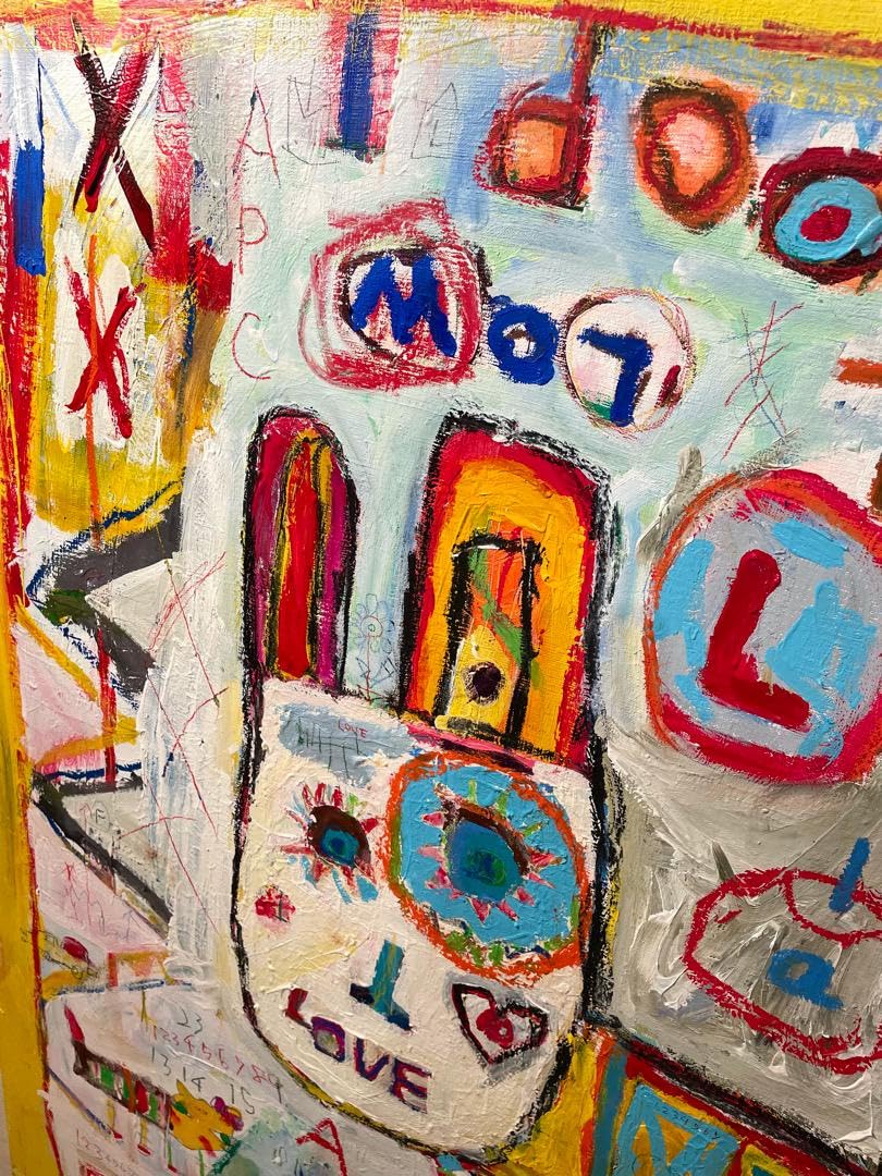 【真作】玉川宗則「Bread！」2016年 アクリル 直筆サイン入り 一点物 真作】玉川宗則「Bread！」2016年 アクリル 直筆サイン入り 一点物 真