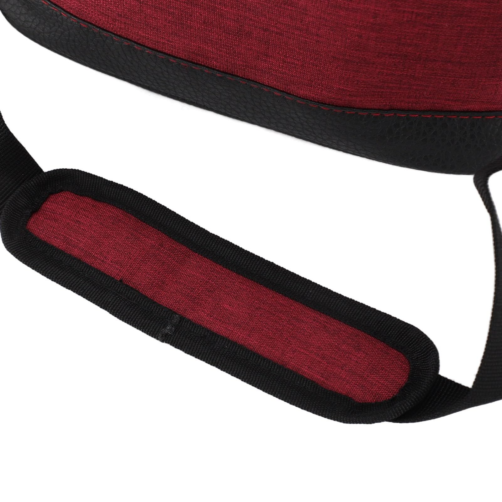 SIXRUN Sac Isotherme pour 2 Bouteilles de Vin en Toile avec Doublure étanche et Design rembourré isolé 38 X 23 Cm, étui à Vin Portable pour Voyage, Pique-Nique, Fête, Camping (Rouge)