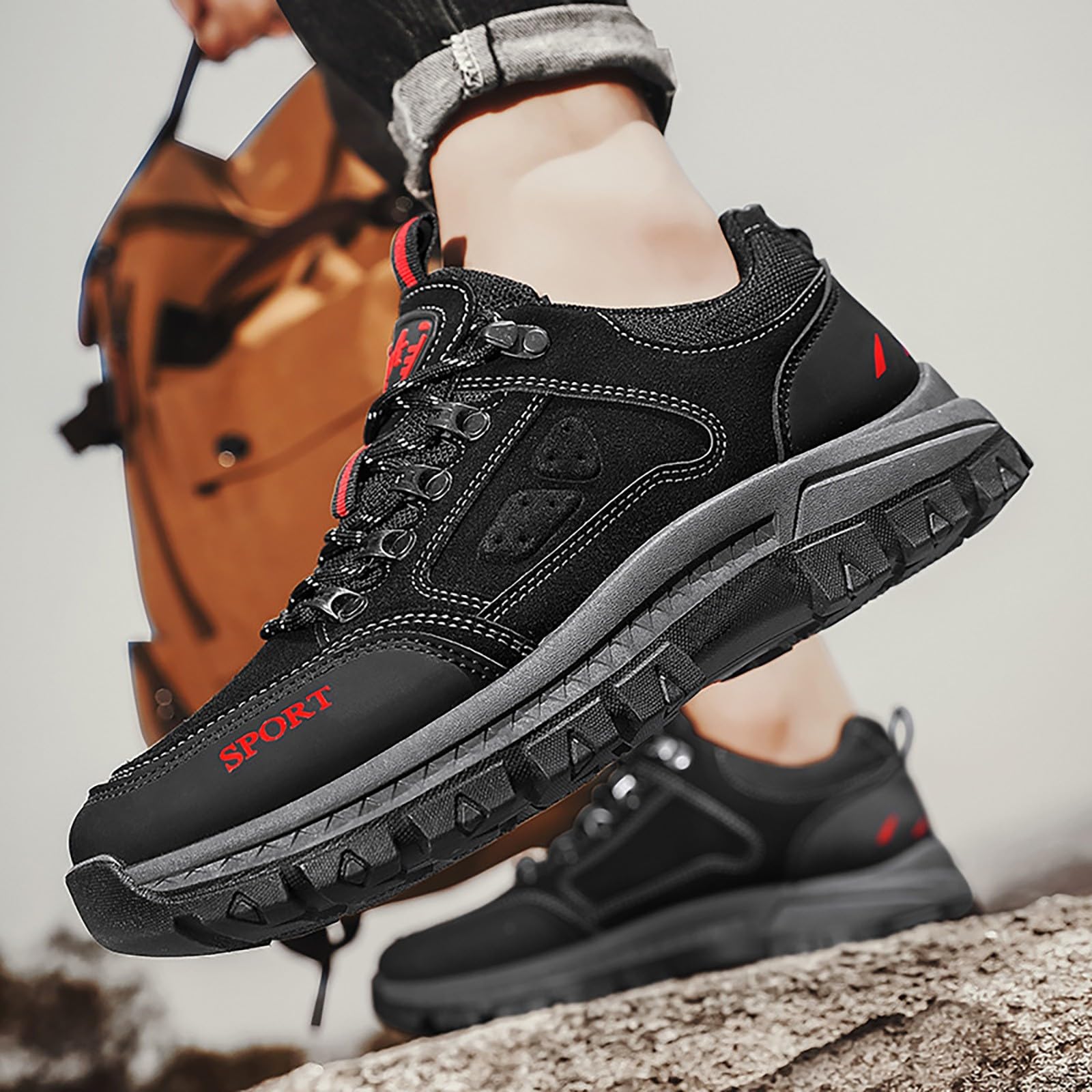 Scarpe da ginnastica da uomo per camminate all'aperto, casual, sport