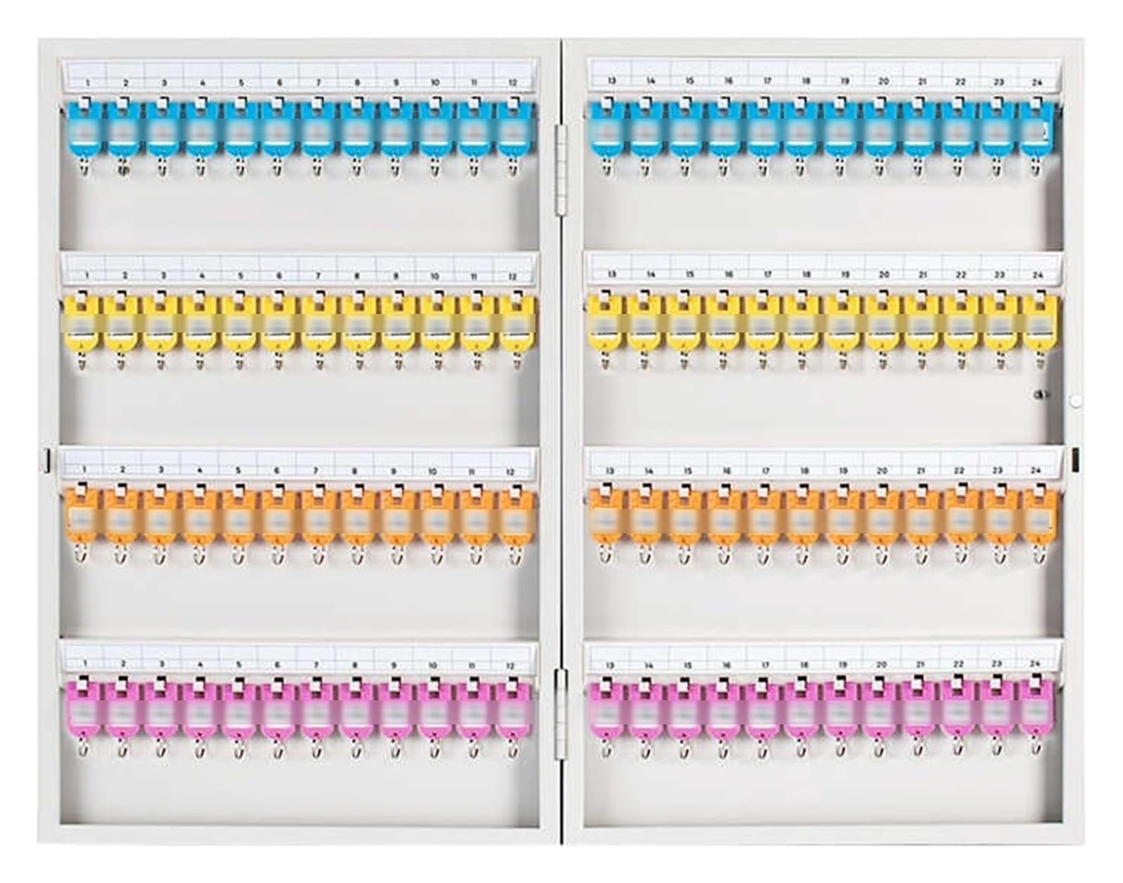 Armoire à clés verrouillable 96 clés pour un accès facile et sûr en acier