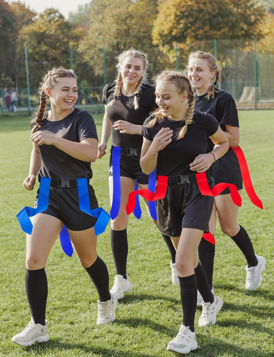 30 Flag Football Set 10 Players Adjustable Belts | Kids Teens Adults Team Training Sport Events
