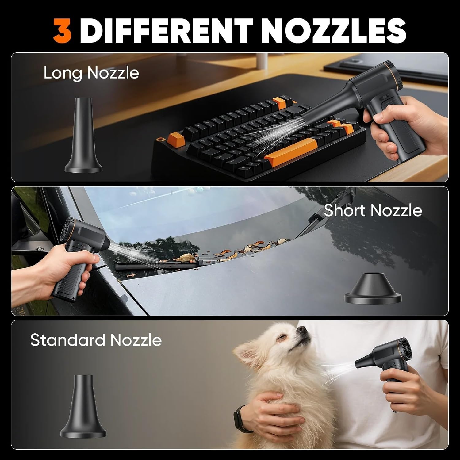 F11 Jet Blower 130000RPM High Power Air Blower Brushless Motor Fan Wind Speed 65m/s 8000mAh Violent Air Blower