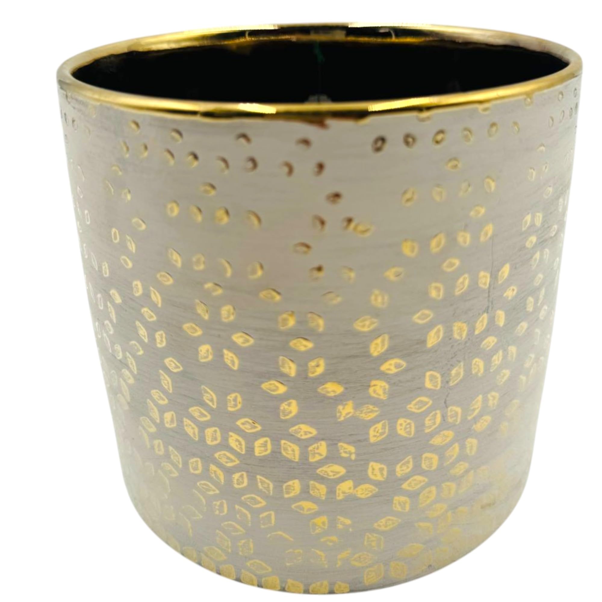 Round Ceramic Flower Pot - Modern & Boho Decor -12 Round Ceramic Flower Pot - Modern & Boho Decor -12
