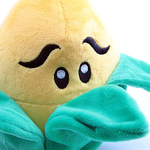 Miniatura 6 de Plantas de peluche de peluche, figuras de muñeca de peluche, regalo de cumpleaños para niños (maíz)