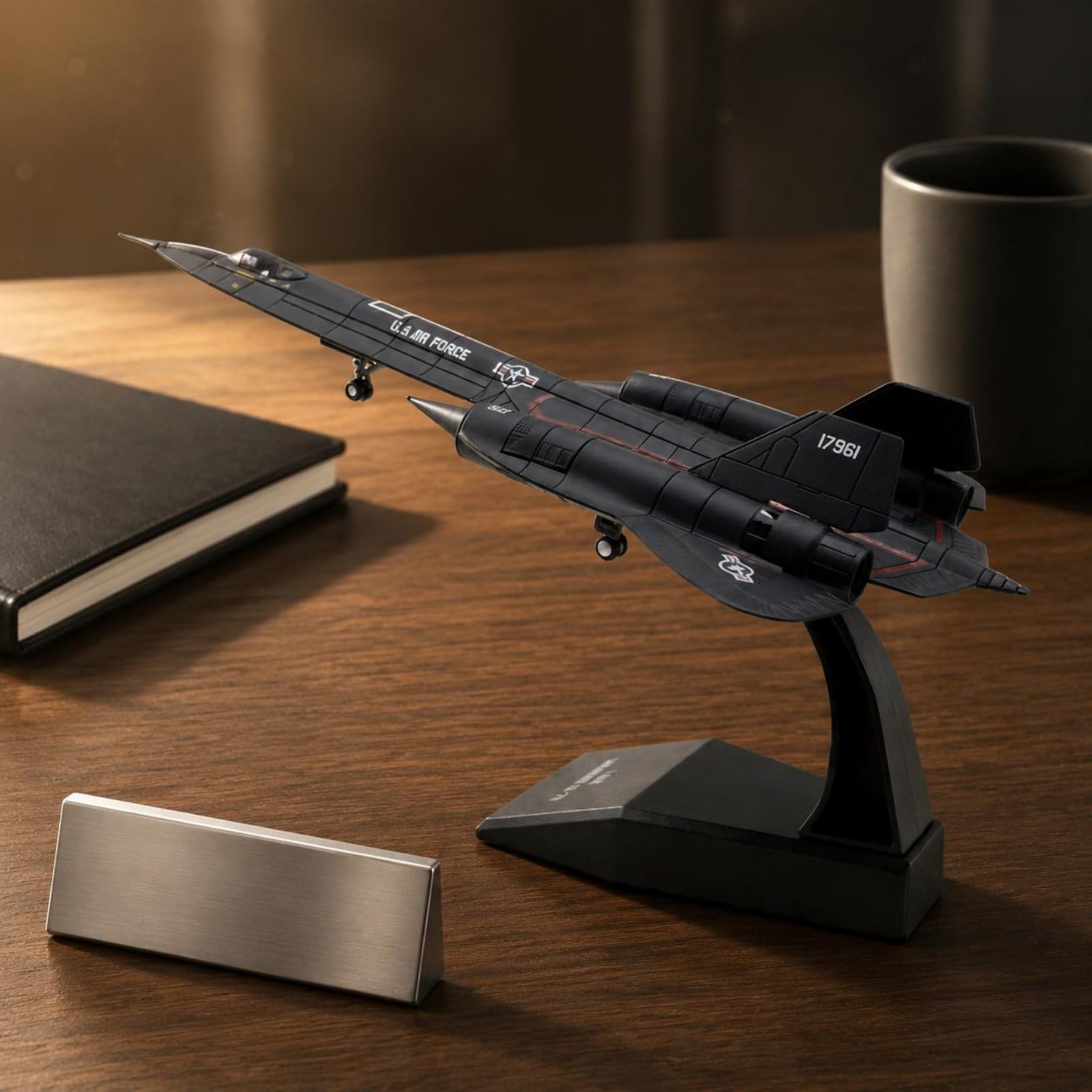 Reconnaissance Jet Model Collezionabile Riproduzione Del Reconnaissance Jet Model Finitura Realistica Modello da Ricognizione Militare