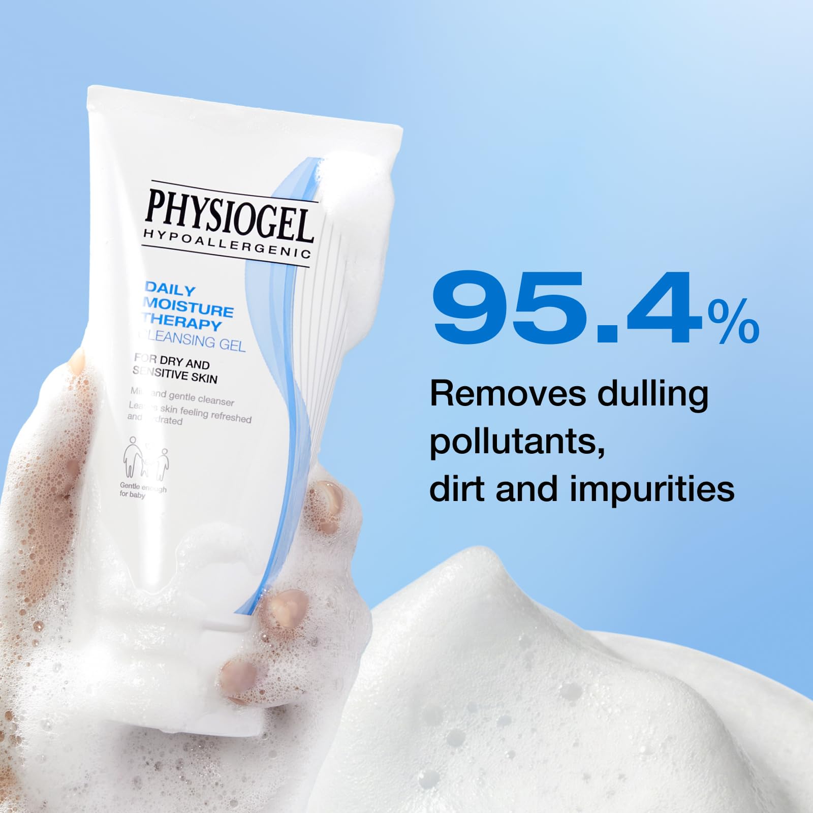 PHYSIOGEL Daily Moisture Therapy Facial Cleansing Gel, 5 fl oz