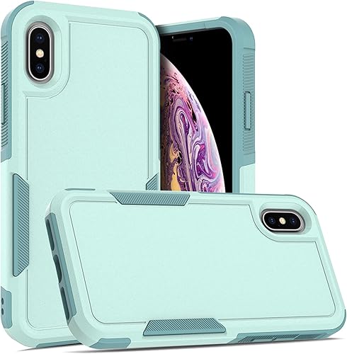 Miniatura 8 de Funda para iPhone X  iPhone XS funda protectora de doble capa resistente para teléfono celular, a prueba de golpes, resistente con protector de